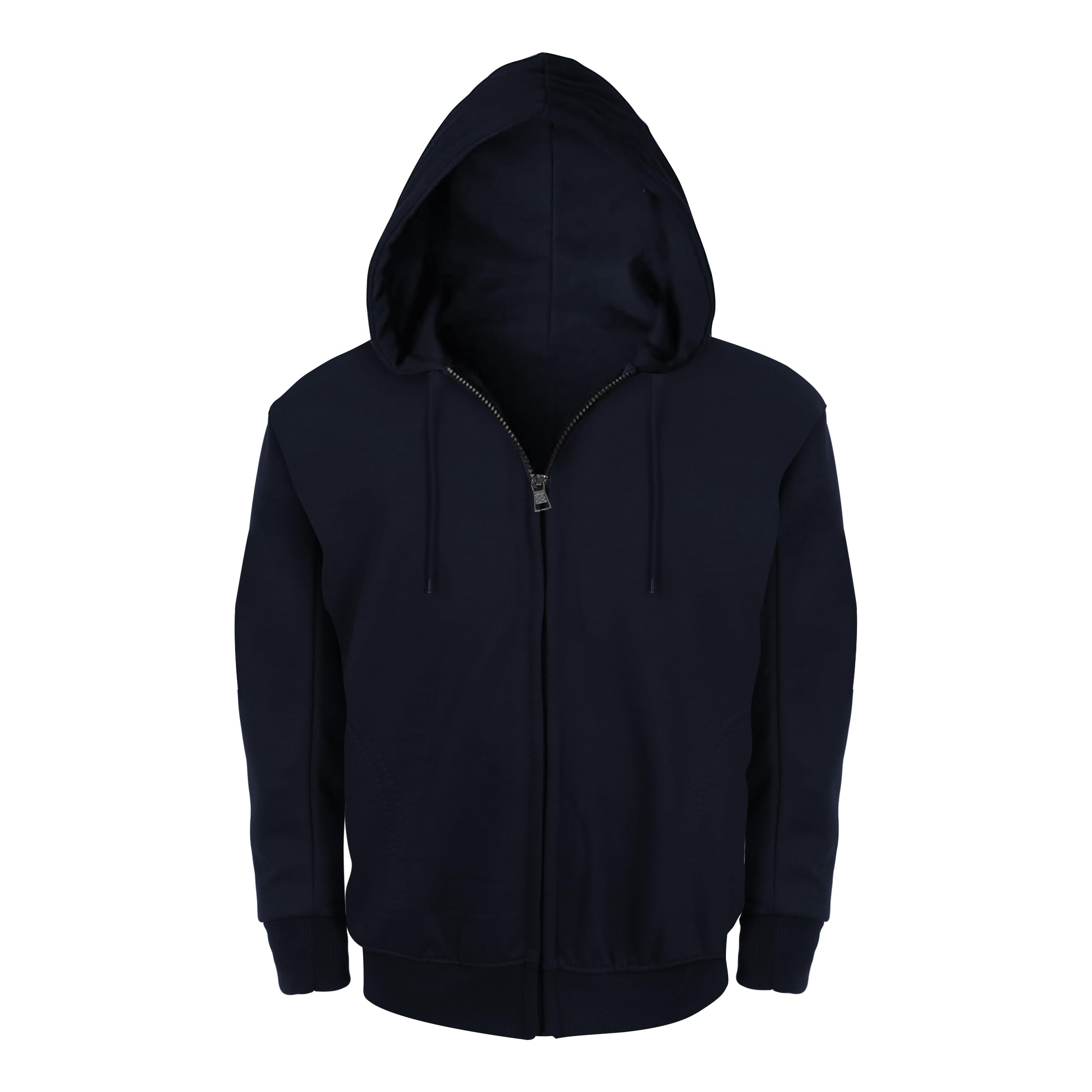 Unisex-Child Hooded Neck Sweatshirt Soft Brushed Fleece Zip-Up Hoodie Winter Jacket for Boys and Girls-image-34