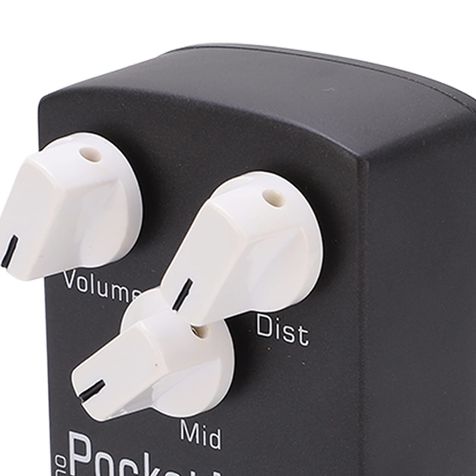 Pedale effetto per chitarra elettrica Metal Distortion True Bypass Compact Grey per chitarristi musicisti