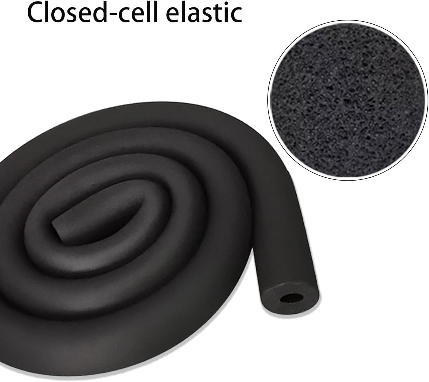 Flexible Foam Hose Air Conditioner Heat Insulation Pipe ID 1/4" 1/2" 5/8" 3/4" 1" 1-1/4" 1-2/3" 2" 2-1/2" 3" 3-1/2" 4-1/3" Copper Pipe Insulation Foam Wrap Flexible Insulation Lagging Wrap
