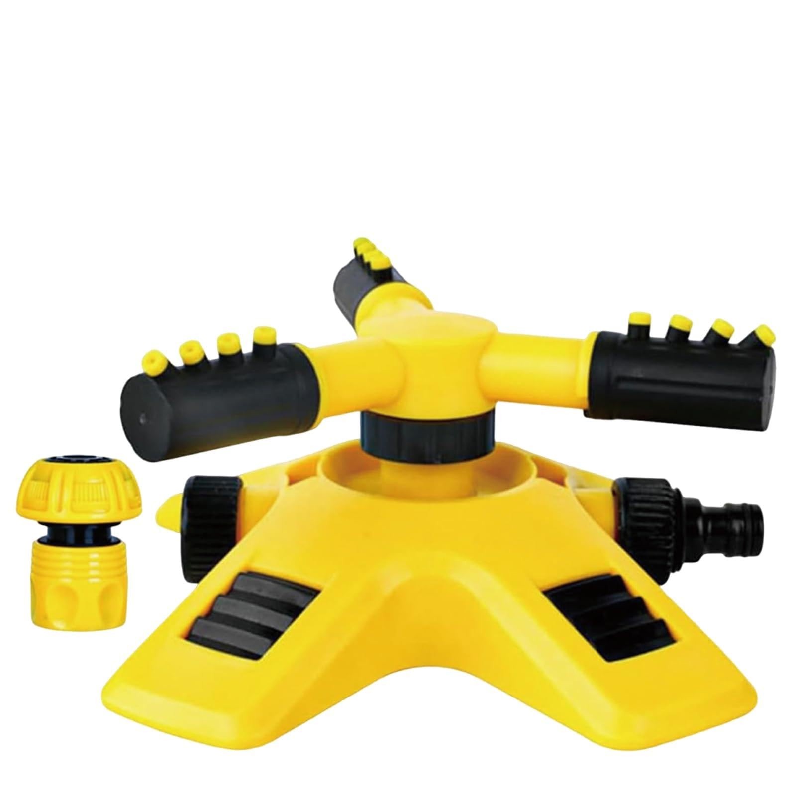 Garden Sprinkler, Lawn Care and Garden Watering System, Efficient Fertiliser Spreader with Hose Attachment, Ideal for Lawn Irrigation and Outdoor Entertainment