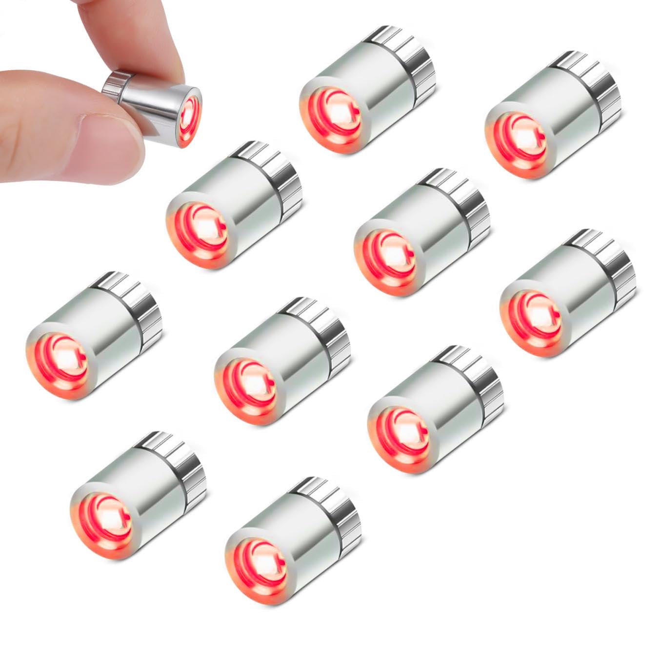 Miniatuur ledlampen voor poppenhuizen, dubbele mini-lampen met AA- batterijhouder (warmwit