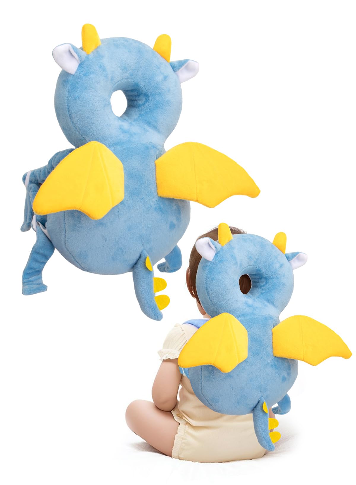 Homarket Toddler Baby Head Protection Cushion,Backpack Wear, Infant Support Head Pillows Soft Baby Nursery Pillows,Baby Anti Falling Pillow(Type-B)