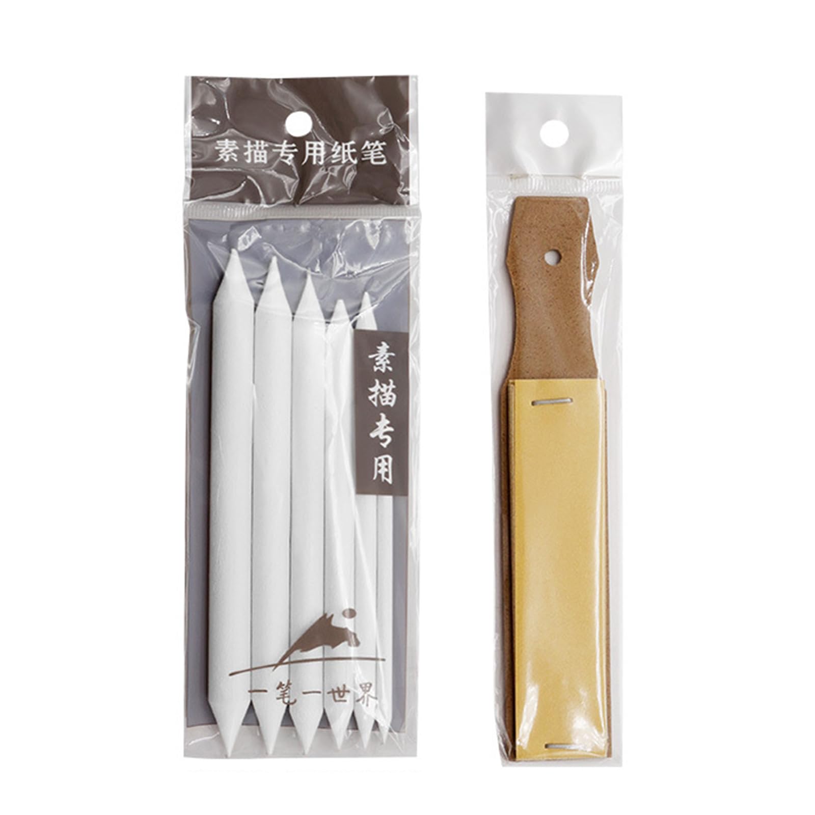 KAKASEA Art Blending Set Sketching Drawing Tools Set Includes Blending Stumps Tortillions and Sandpapers for Artist Beginner Blending Stumps Set Blending Stumps and Tortillions Set