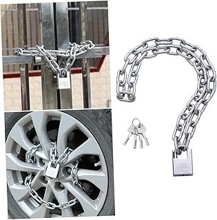Bike Lock Heavy Duty Bike Lock Heavy Duty Chain Padlock Security Lock Mountain Bike Lock Bicycle Lock Chain Lock Anti- Chain Lock Open Silver The Chain Bike Lock Mountain Bike Lock