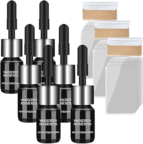 Líquido de reparación de vidrio nano, líquido de reparación de vidrio nano, kit de reparación de parabrisas para chips y grietas, kit de reparación