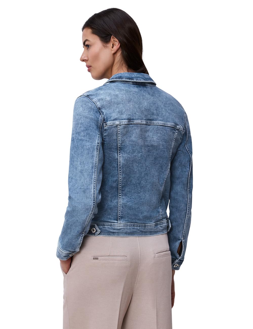 Street One QR Style Jacket.mid Blue washe