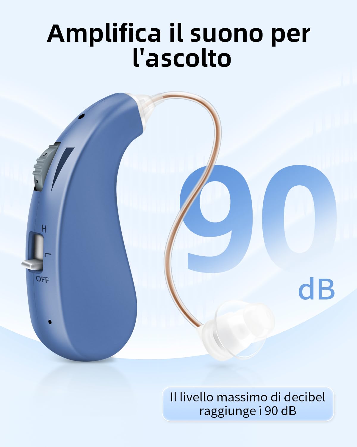 Britzgo Una nuova esperienza, tecnologia di elaborazione del segnale digitale, dispositivo ricaricabile (blu)