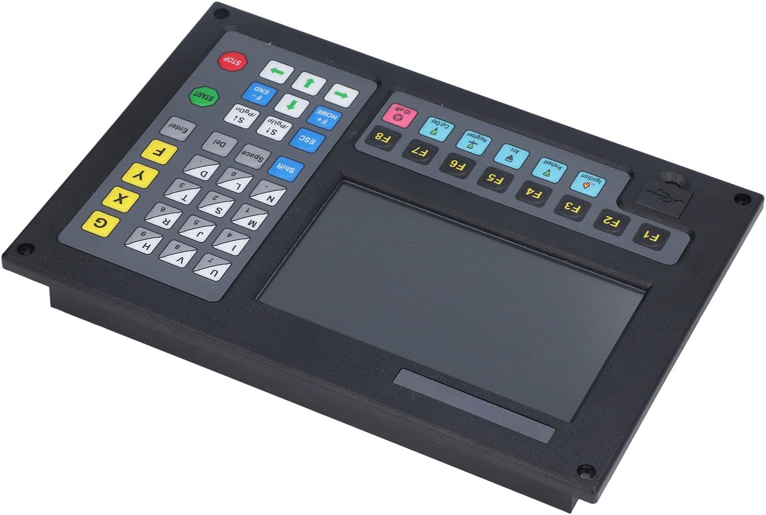2 Axes CNC Motion Controller System, Stainless Steel HD LCD Display 7in, Perfect for Cutting Machines and CNC Applications