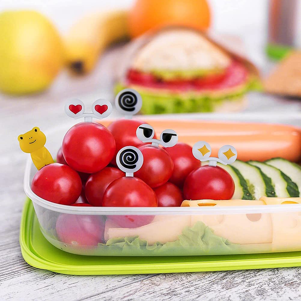 16 Forchetine Per Frutta Colorate Per Bambini | Mini Forchette Riutilizzabili In Plastica Sicura | Per Snack E Dessert - Foto 11