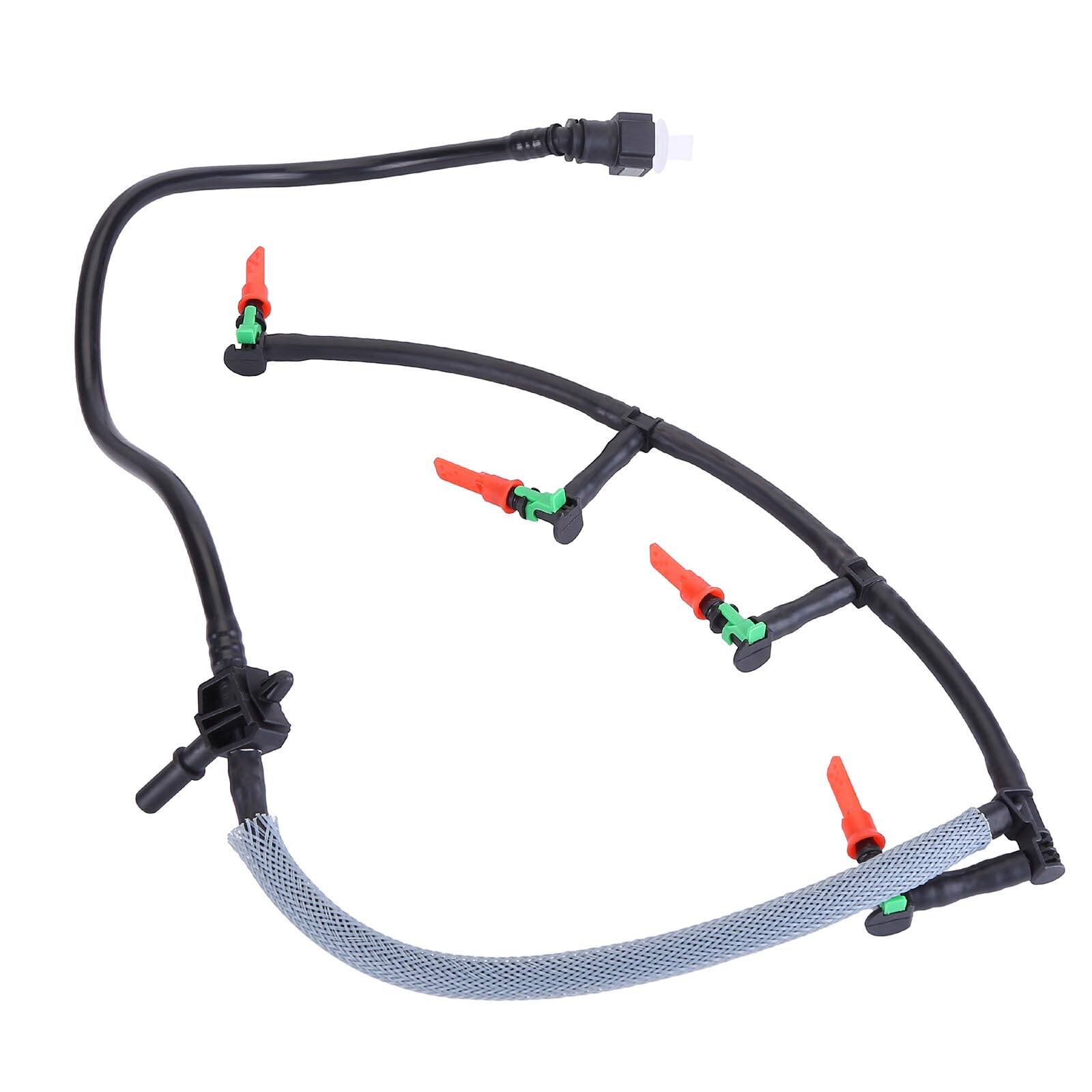 1756563 - Iniettore, tubo di ritorno, compatibile con Ford Ranger 2.2 TDCI, tubo di ritorno, olio di perdita, tubo del carburante 1746580, 1756563