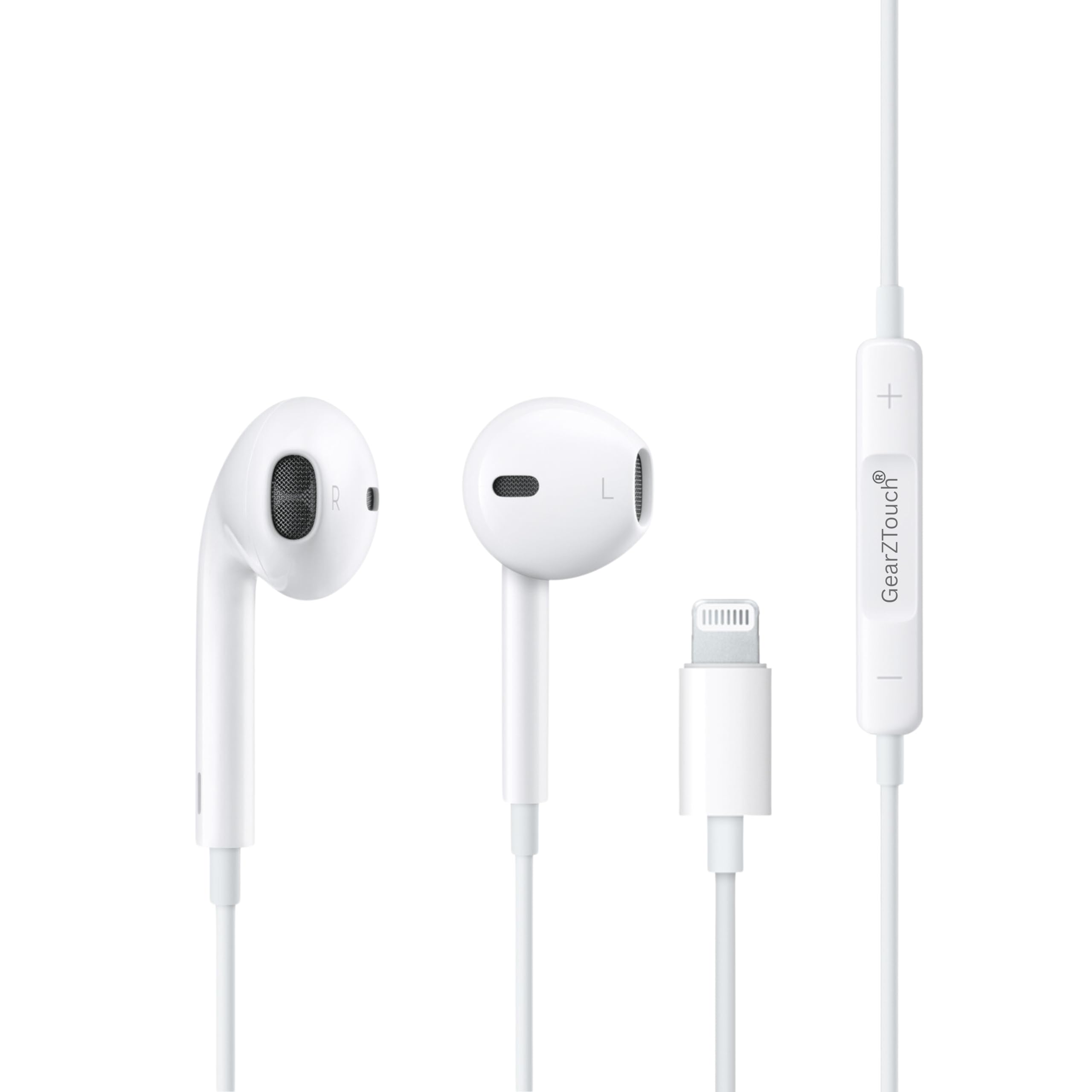 i-Shot Wired Earphones with HD Mic for iPhone, Active Noise Cancellation, in-Ear Silicone Design, 1.2M Cable, Button Control, Water Resistant Compatible with Phone 11/12/13/14/15- White-image-19