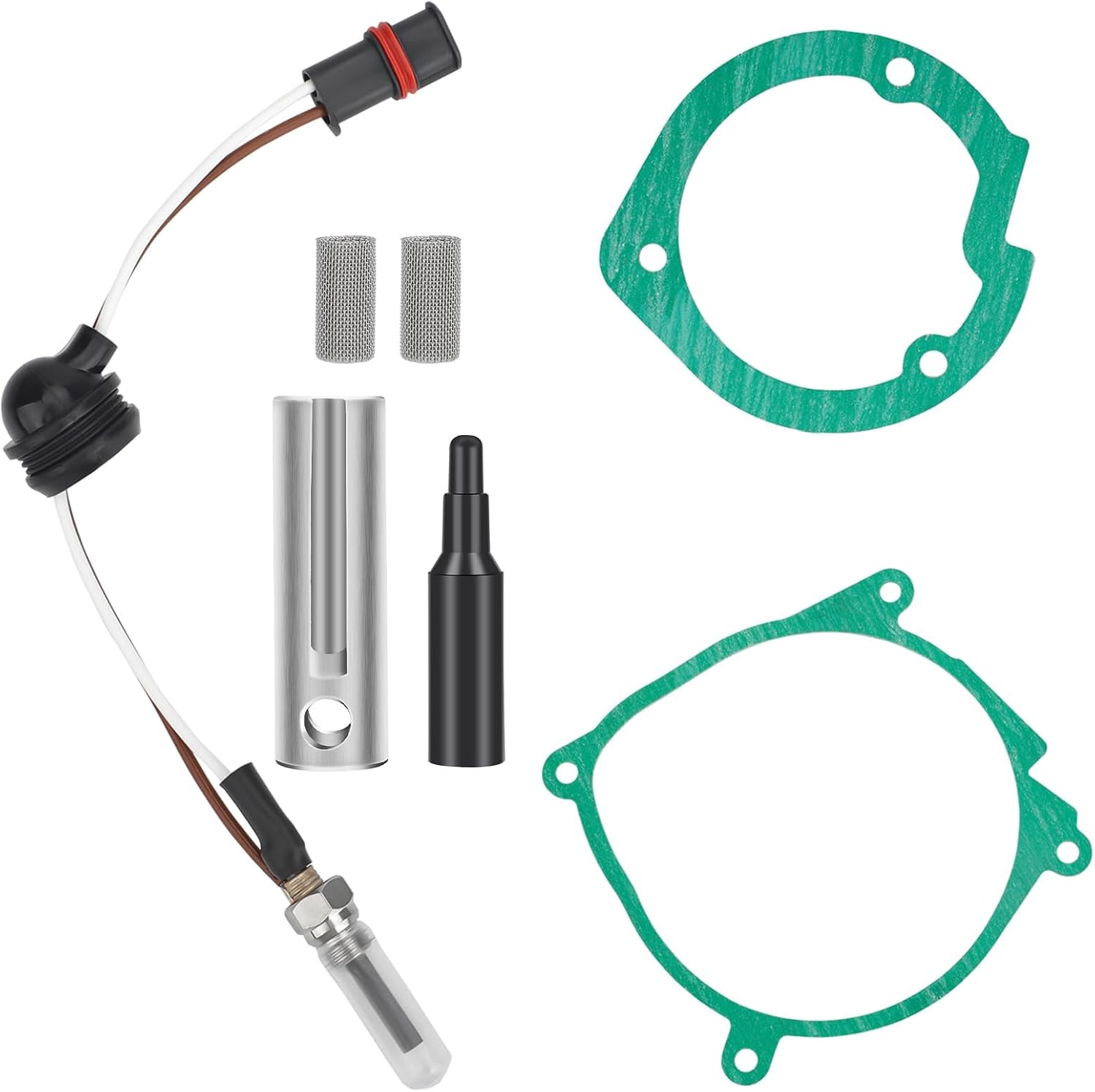 Linkstyle 7PCS 12V Glow Plug Repair Kit, 2KW Parking Heater Maintenance Kit for Eberspacher Airtronic Espar Heater D2 D4 D4S, Replaces 252069011300 252069100102 252069060001 252069010003