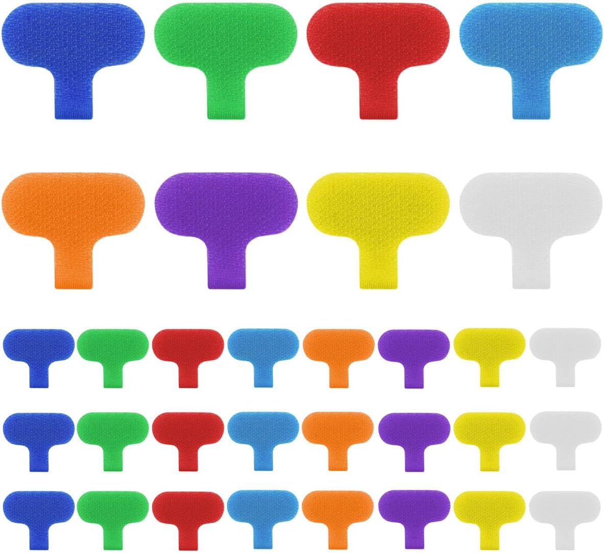 32 Pieces MultiColor Electronic Cable Identification Tags