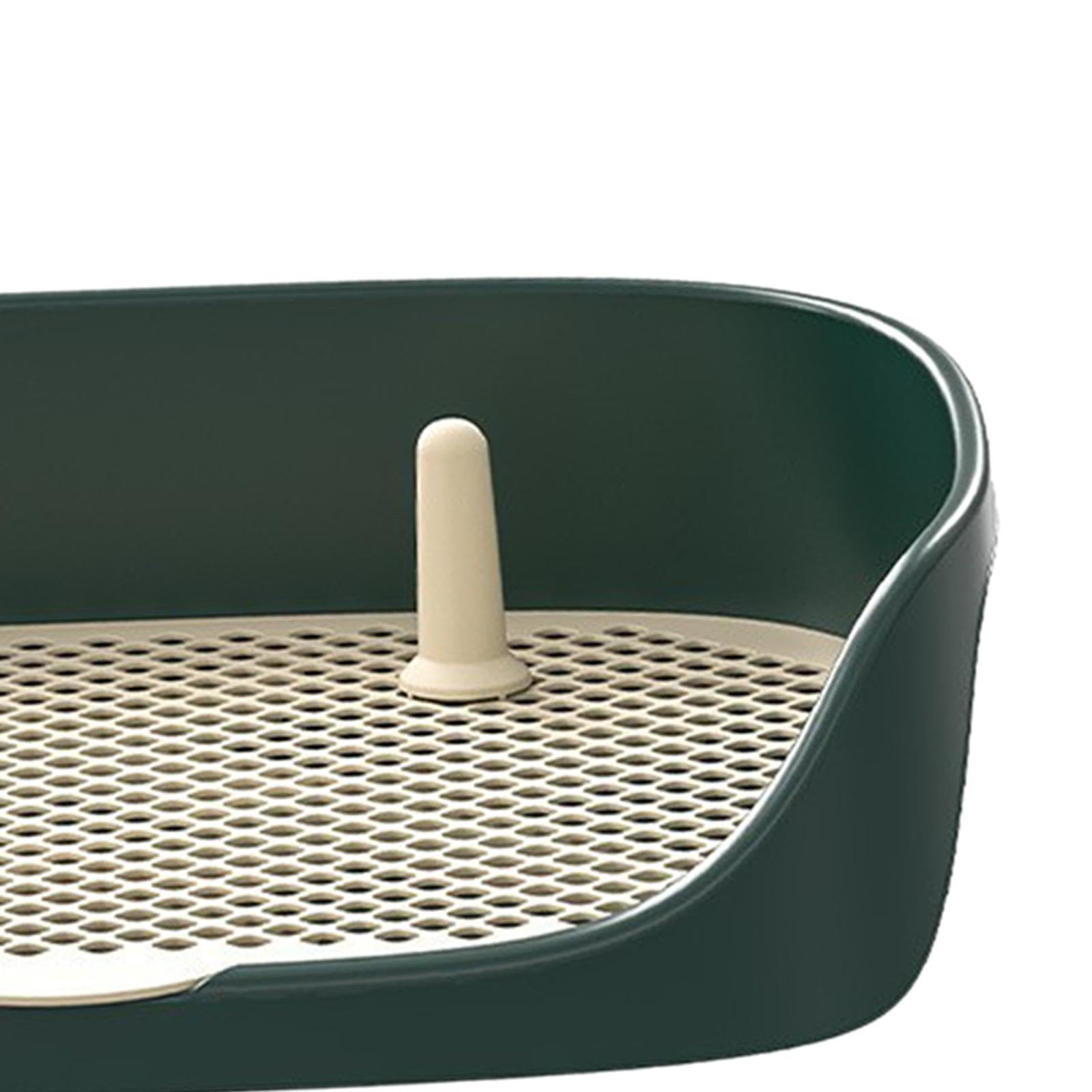 Pet Dog Tray for Cats - Odor Control System Included, Green S