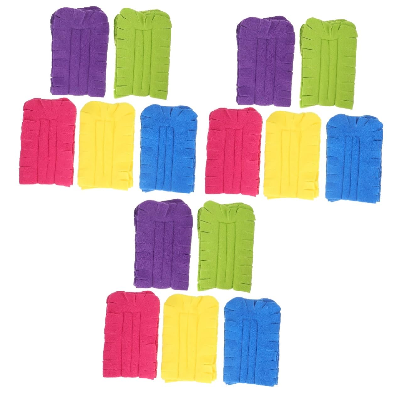 FRCOLOR 15pièces Recharge Pour Duster Fleece Balai à Poussière Réutilisable Pour Nettoyage De Bureau Et Maison
