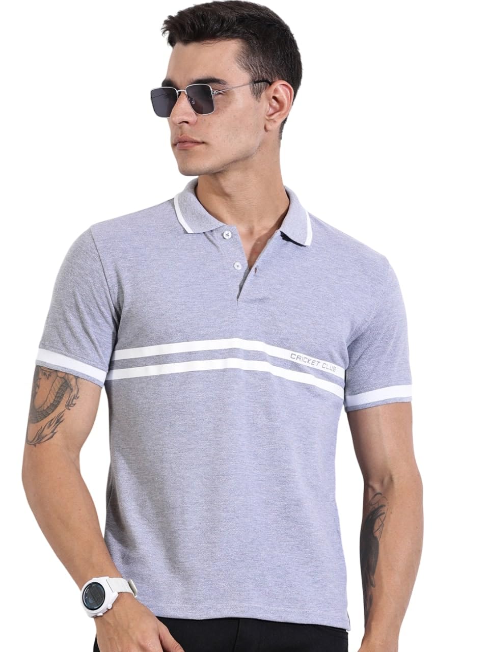 thomas scott Men's | Typography | Half Sleeve | Regular Fit | 100% Cotton | Polo Collar | Button Closer | Casual Tshirt-picture-17
