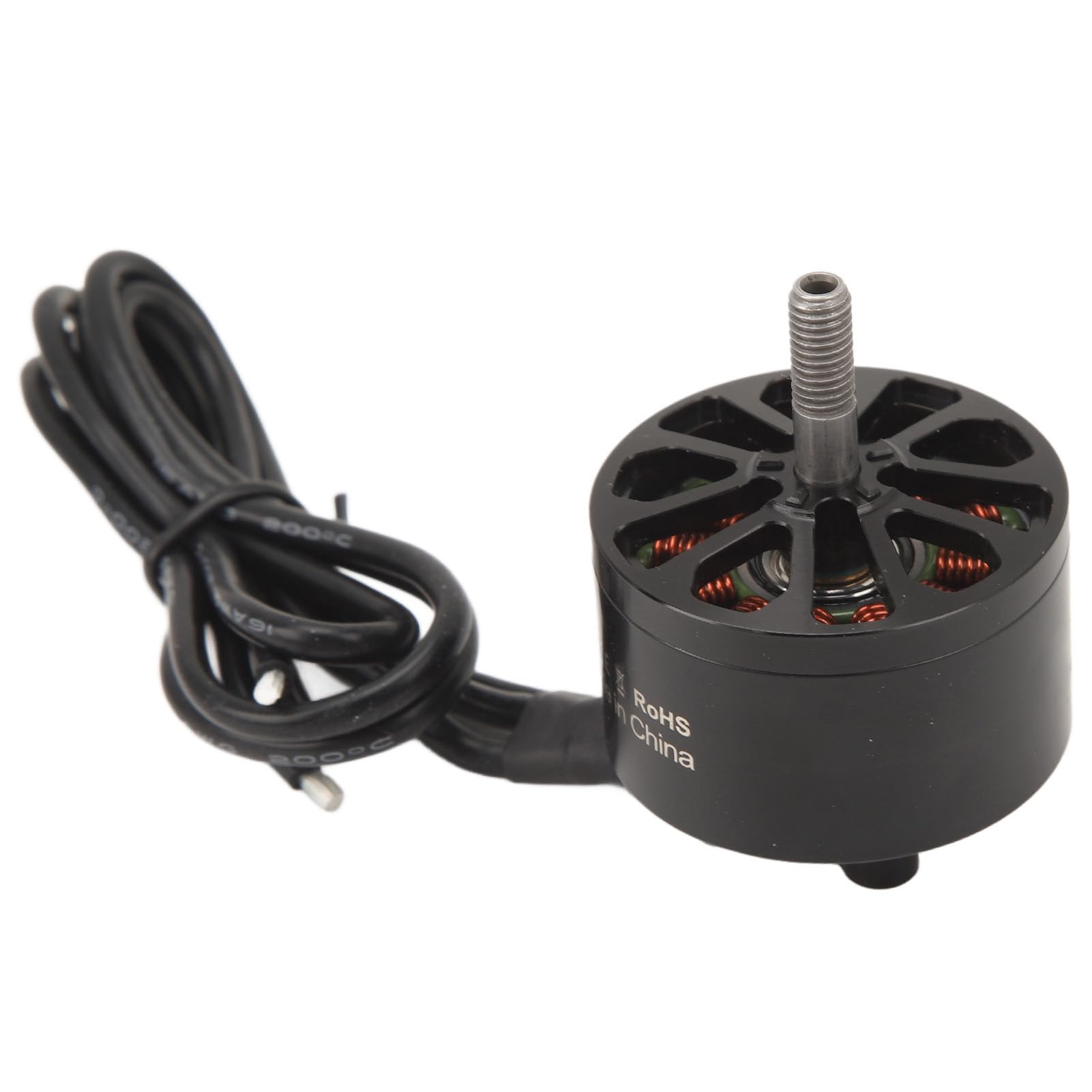 BROLEO Motore brushless per drone, rotore bilanciato preciso ad alta reattività cuscinetto di smorzamento anti pressione Motore brushless FPV CNC 6061 Alloggiamento in alluminio per 80A ESC