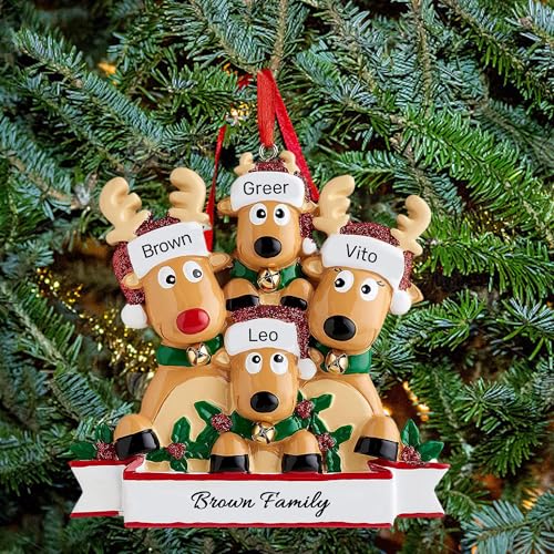 Personalisierte Familien-Weihnachtsschmuck 2025, Personalisiert...
