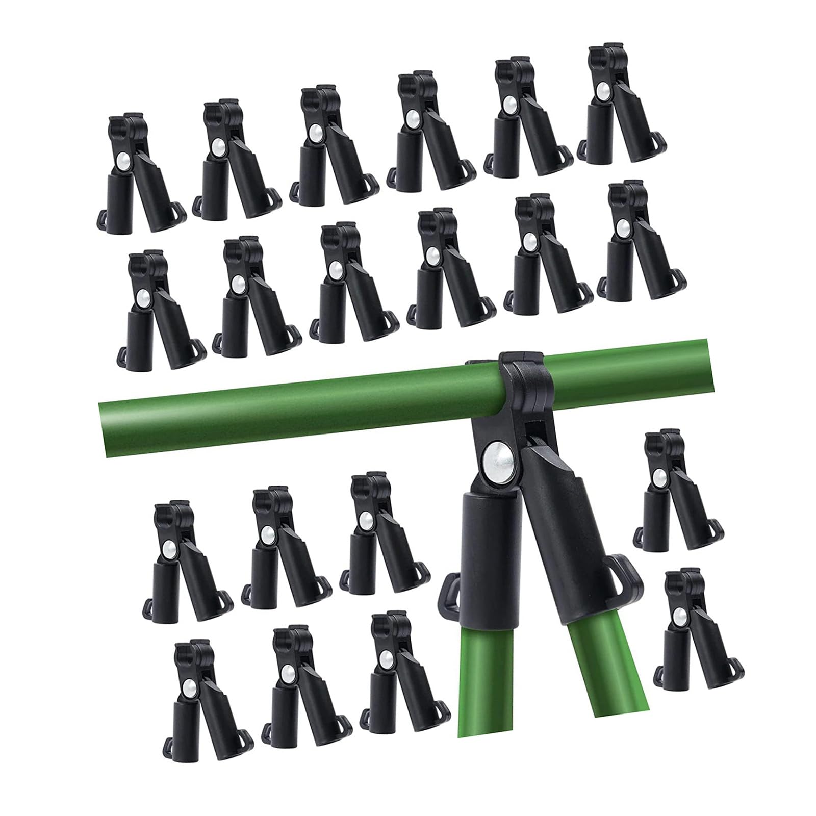 Amazon | 支柱ジョイント ガーデニングクリップ 園芸ポール クロス