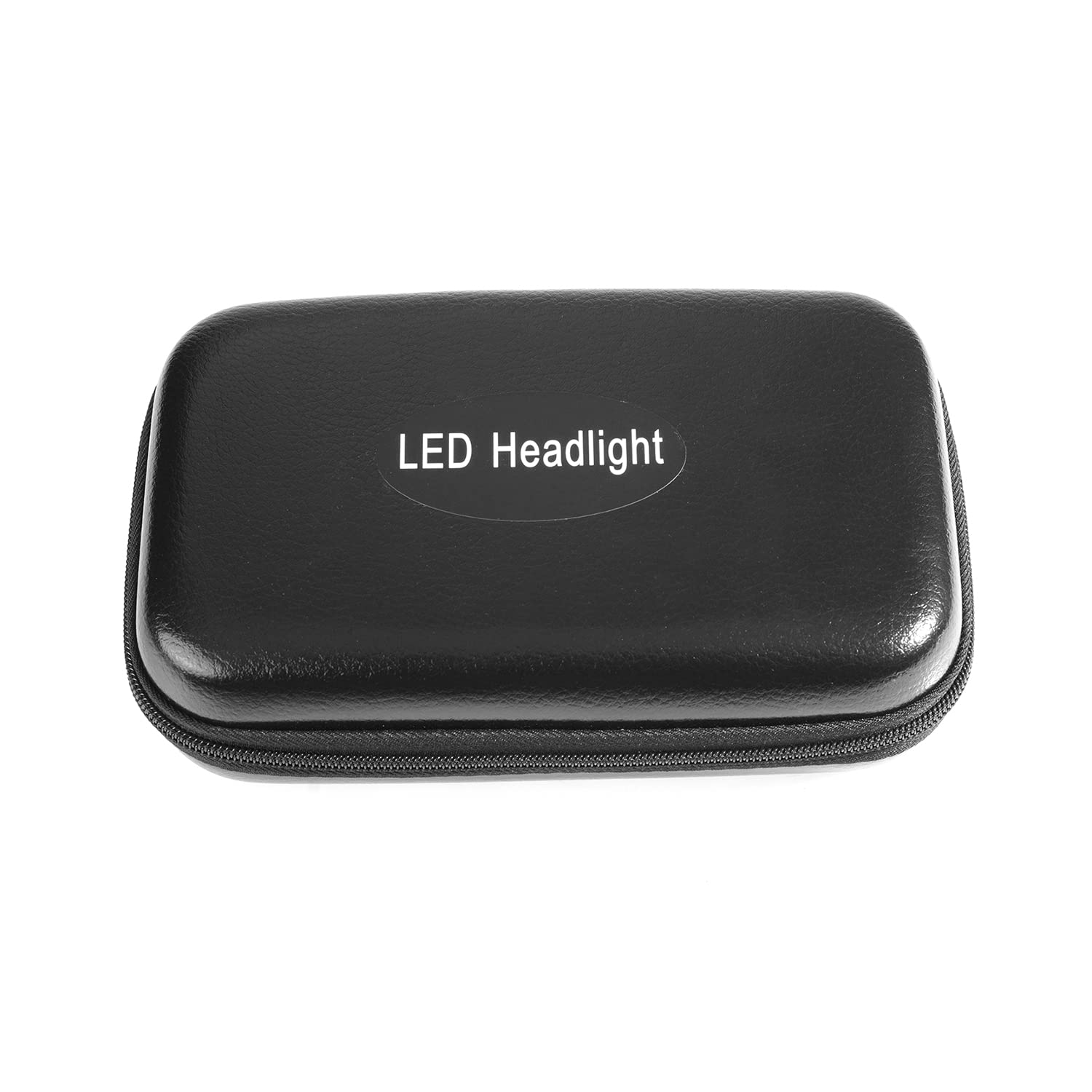 Faretto LED da 5 W, con clip, senza fili, luminosità regolabile, due batterie per lenti d'ingrandimento, nero e bianco (nero)