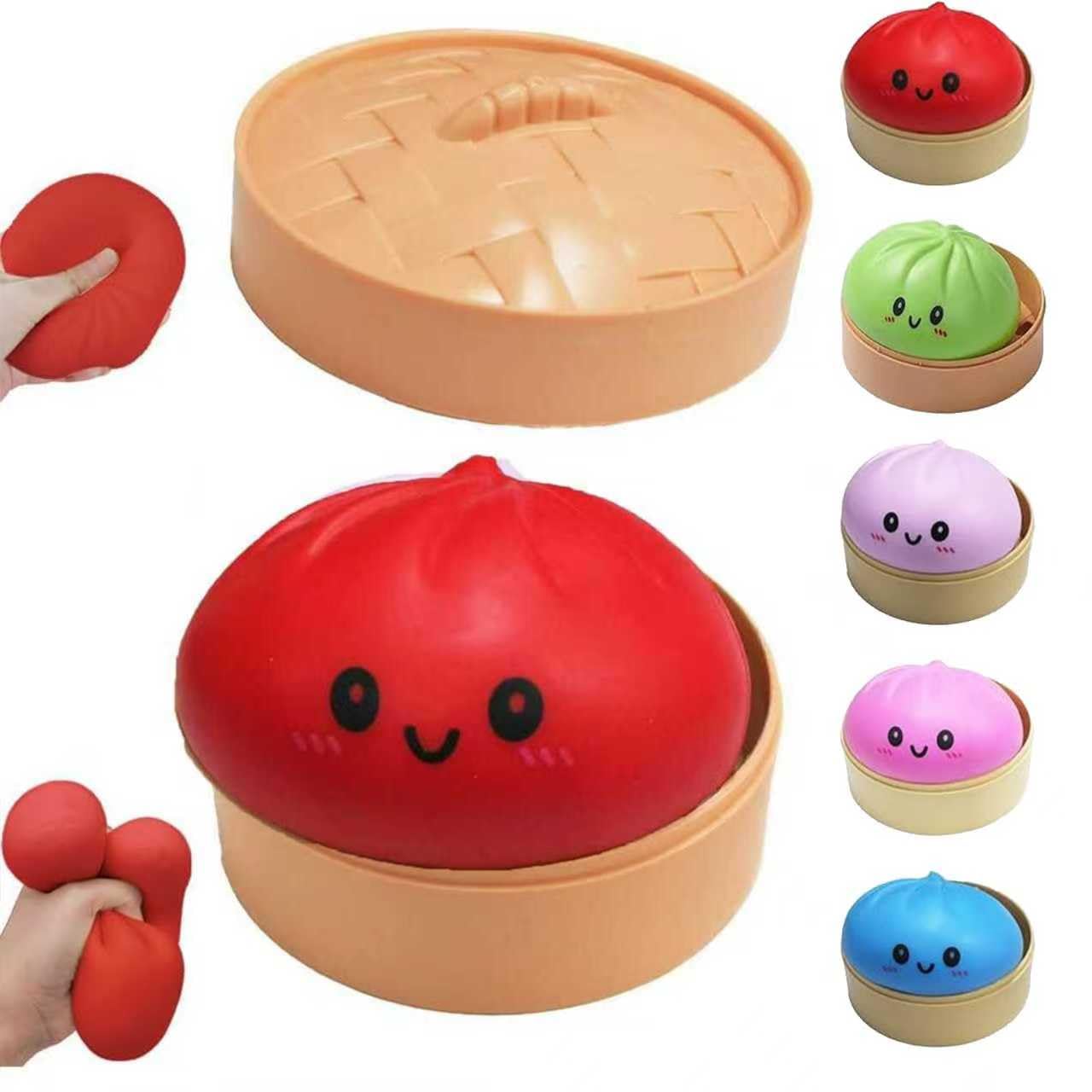 New 2026-Dumpling Squishies & Dumpling Squishy Mystery Box Squishy Dumpling (Purple) — view 9