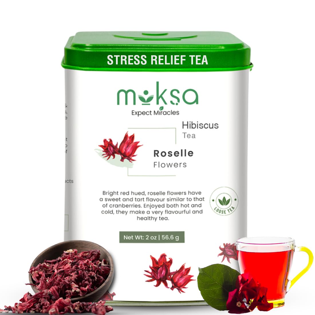 Moksa Roselle Flowers Hibiscus Tea- 35gm | Hibiscus Tea for Hair Growth & High Blood Pressure | 100% Natural & Vegan | Organic Hibiscus Tea | Ice Tea | Hibiscus tea leaves | Rose Tea | Brew Hot (B09JP1YBBM) Amazon Price History, Amazon Price Tracker