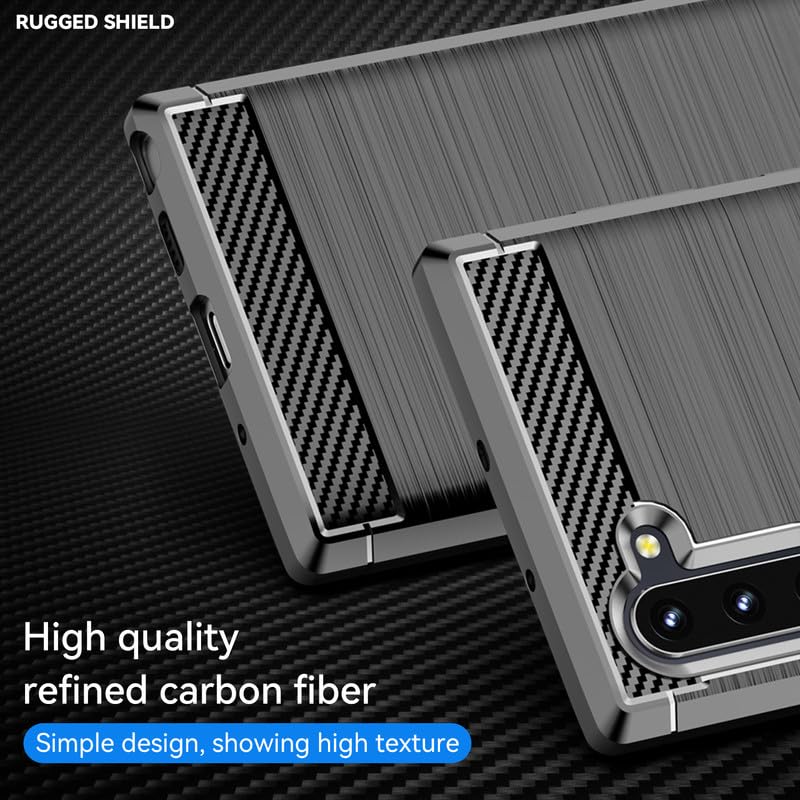 Image of Hybrid Carbon Fiber Back Case for Samsung Galaxy Note 10 (Black)