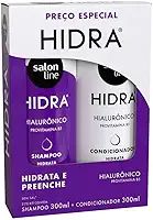 Salon Line, Kit Shampoo e Condicionador, Hidra Hialurônico, Vegano - Cabelos Ondulados, Cacheados e Crespos, 300 ml cada