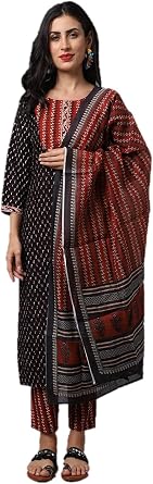 indian party wear kurta set for womens with dupatta kurti tops with trouser pants set