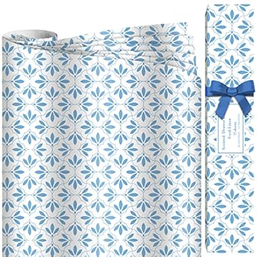 LASENTEUR Scented Drawer Liners Fresh Linen Scent Paper Liners for Drawers Closets Wardrobe Dresser Shelf Perfect for Kitchen, Bathroom, Vanity, (6 Sheets, Size 50 x 36.5cm)