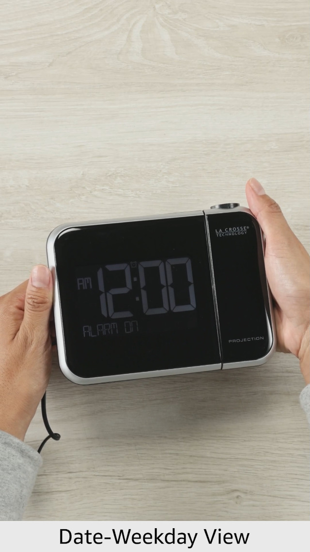 Amazon.com: La Crosse Technology 616-1412 Projection Alarm Clock