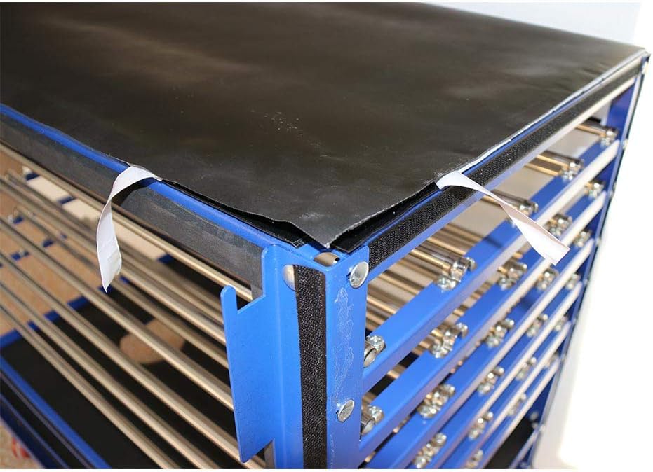 2400W Screen Printing Drying Cabinet 6 Layers Floor Type Max Exposure Size 24 x 35 in Screen Press Warming Machine 110V