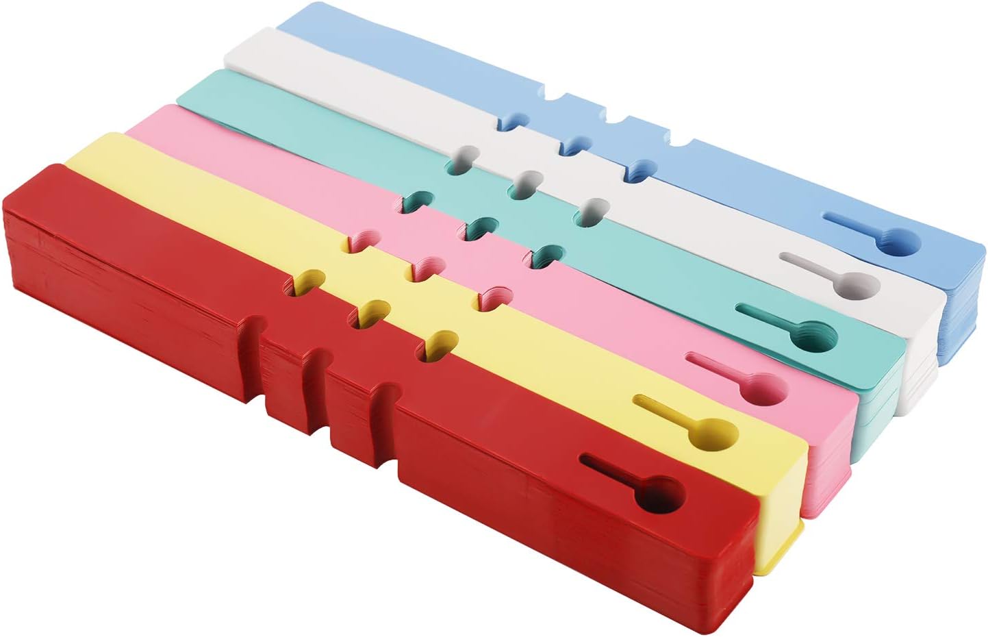 YaeCCC 600 Pcs Plant Labels, PVC Plant Tags for Garden Adjustable Waterproof Plant Tags 6 Colors - Image 3