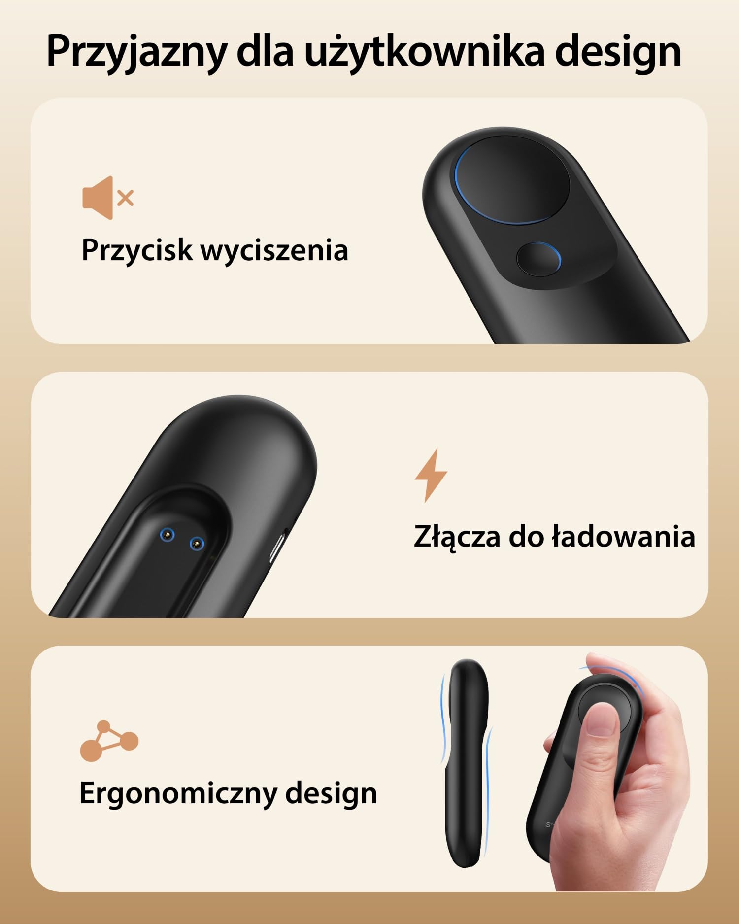 Stouchi Remote Control Page Turner do Kindle Paperwhite Akcesoria Colorsoft Oasis Scribe eReaders 2 w 1 Magnetyczny Kindle Clicker Lekki do Kindle iPad Tablet z Paskiem na Nadgarstek-Czarny