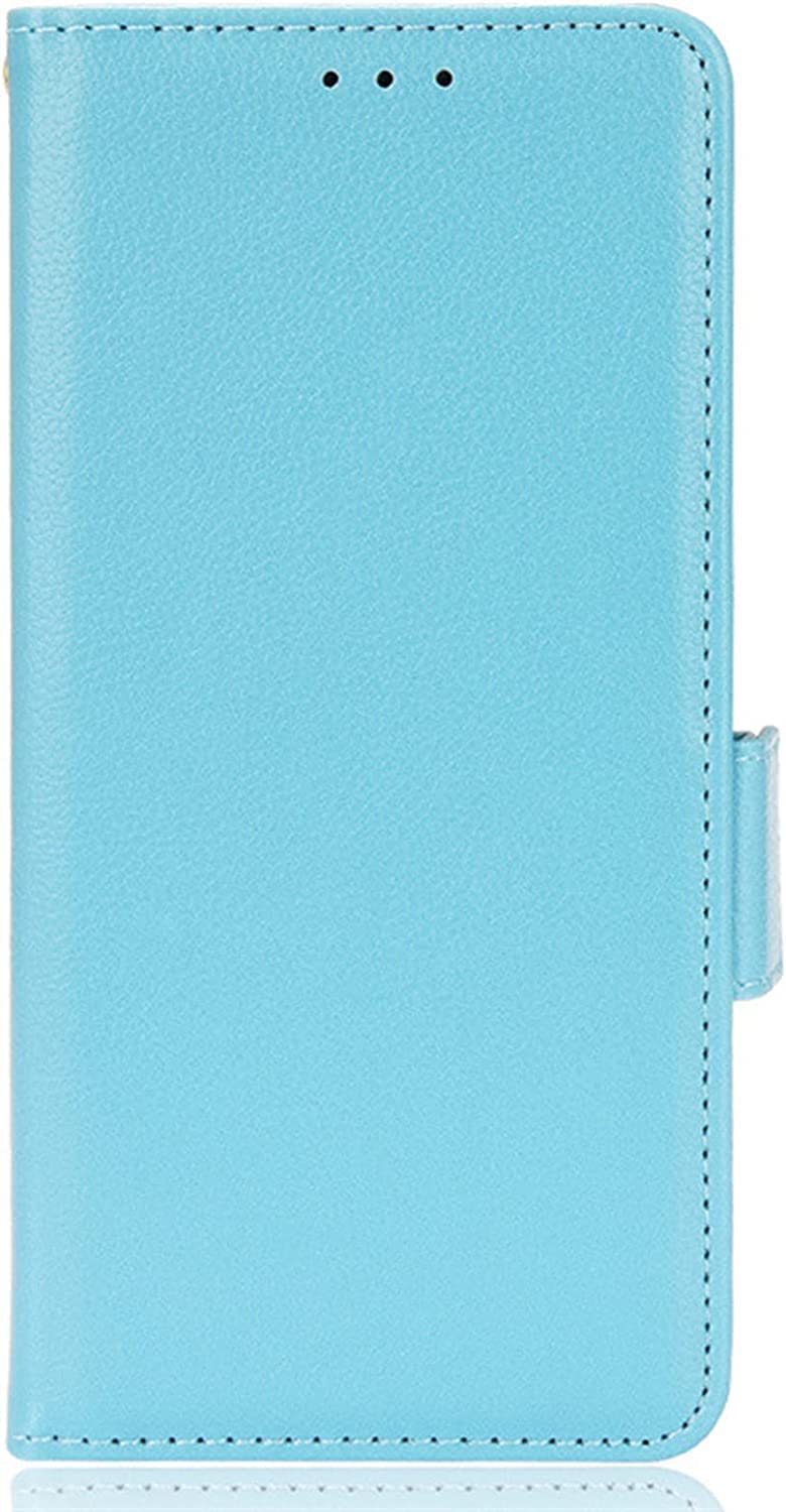 Étui en cuir de qualité supérieure pour iPhone 14 Pro Max bleu