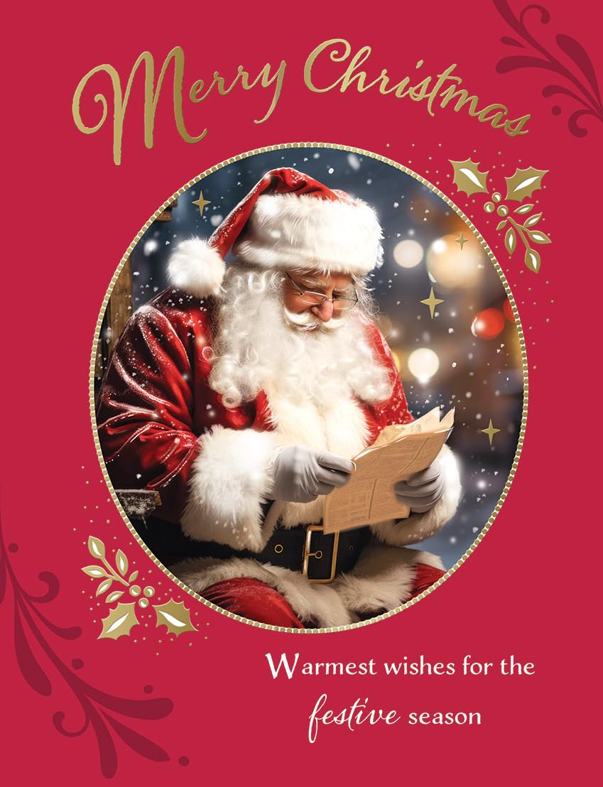 Christmas Card Merry Christmas Open Card - 8 x 6 inches - Regal Publishing