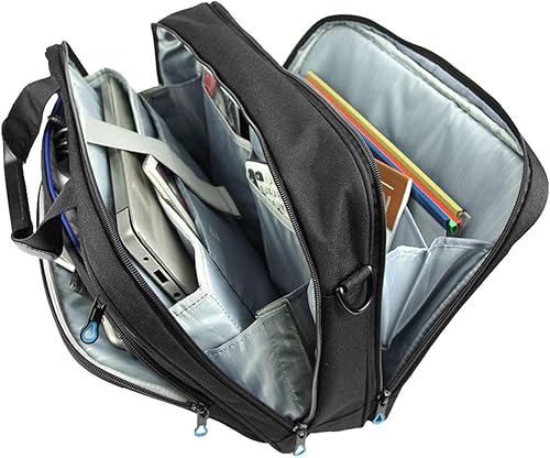 Miniatura 3 de KROSER Bolsa para laptop de 156 pulgadas bolsa de mensajero para laptop repelente al agua bolsa de hombro para laptop funda duradera para tablet con