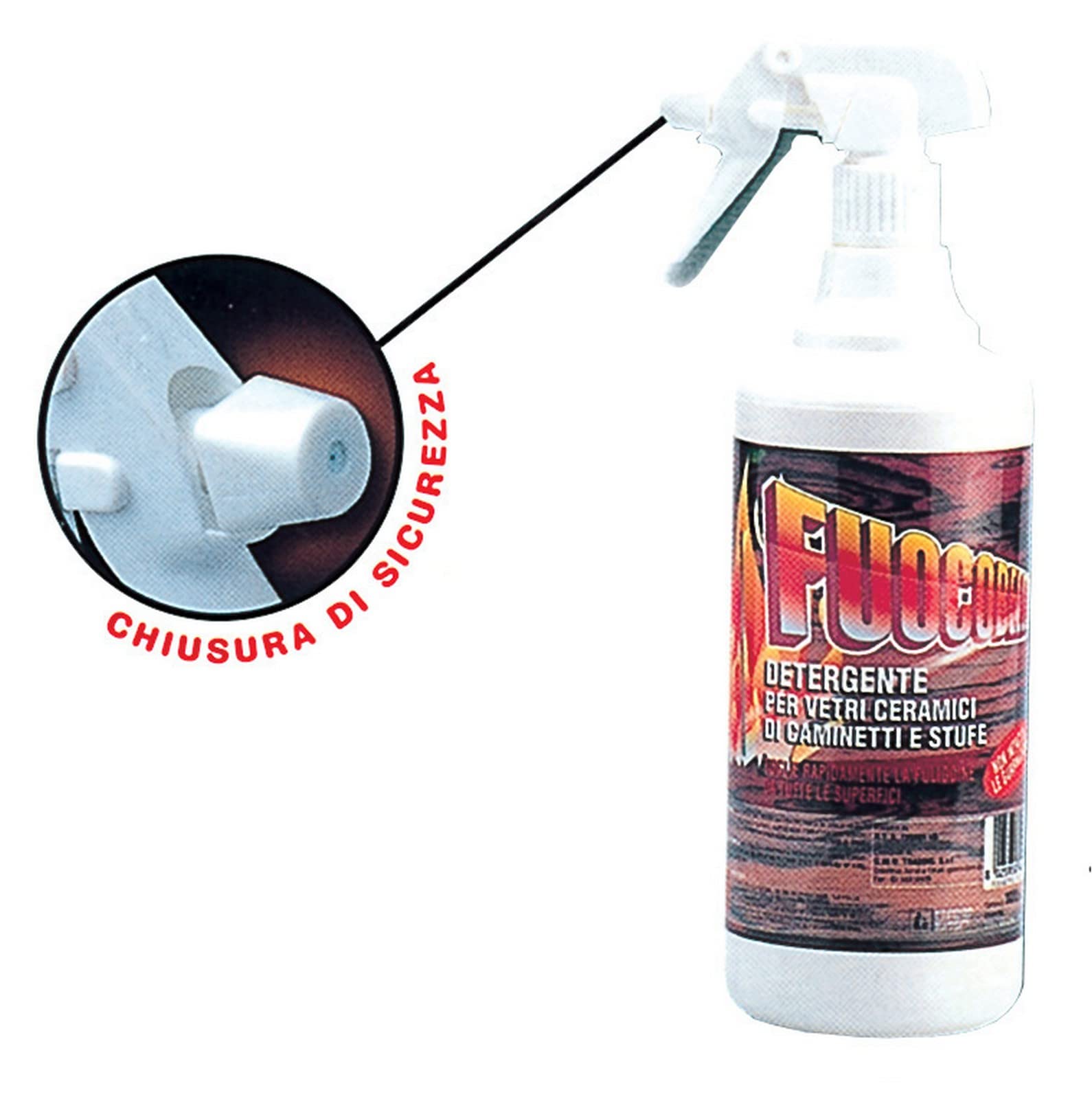 12PZ PULITORE PER VETRI STUFE E CAMINI FUOCOBELLO 750ML