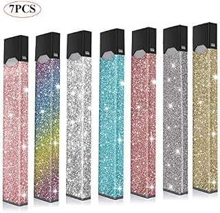 7PCS-Glitter Skin Wrap for J/uu/l Sticker, Shock-Proof & Scratch-Proof Sleeve Shield Cover Case