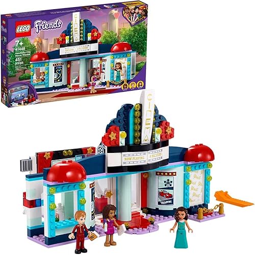 Miniatura 2 de LEGO Friends Heartlake City Movie Theater 41448 Kit de construcción gran regalo de cumpleaños para niños que aman las películas, nuevo 2021 (451