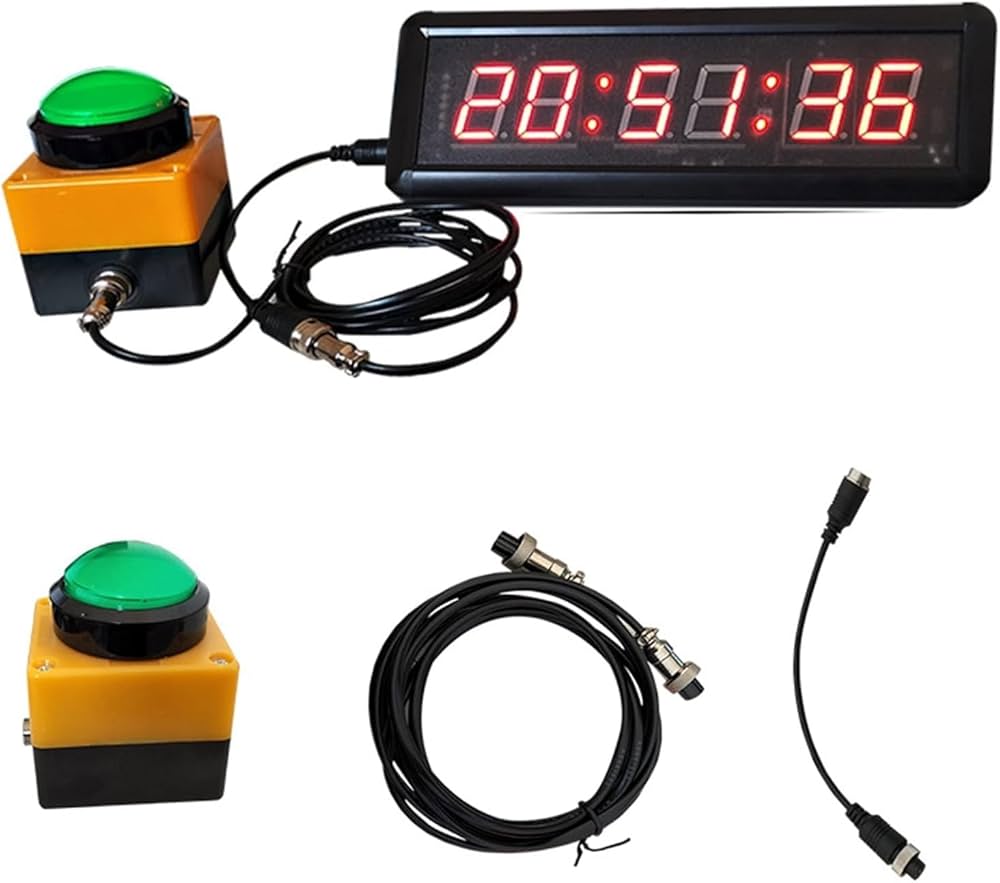 Amazon.co.jp: ストップウォッチボタン付き6桁ゲームチャレンジ