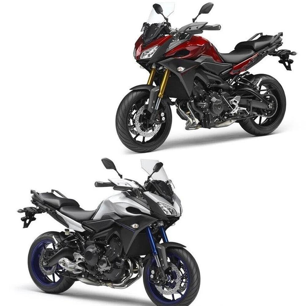 JCAKES Motorrad-Handprotektoren Motorrad Zubehör Für Y&amaha MT 09 MT-09 Für Tracer 2014-2018 Hand Schutz Motorrad Handprotektoren Lenker Wachen Handschutz(SCHWARZ)