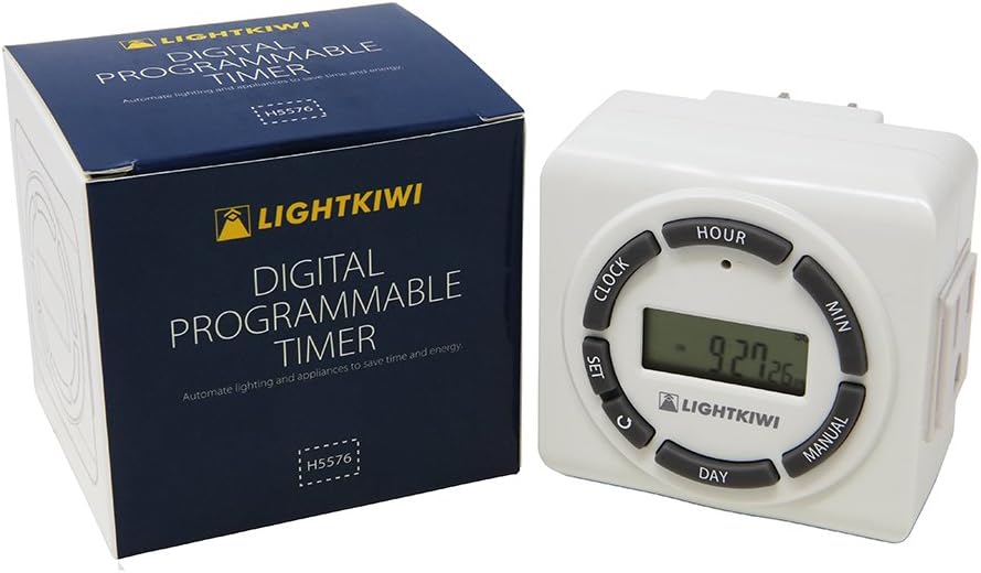 Lightkiwi H5576 Digital Timer for Low Voltage Landscape Lighting Transformer : Tools & Home Improvement