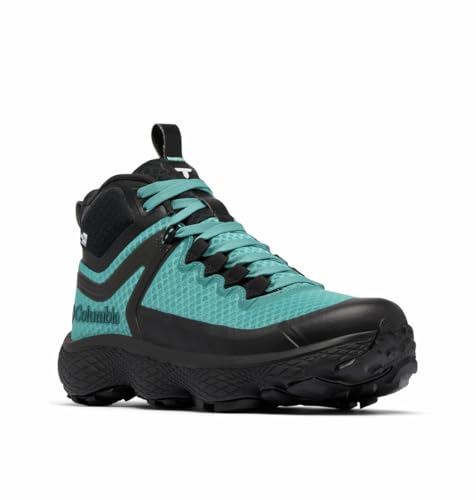 Columbia Columbia Escape Thrive Titanium Mid Outdry - Sneakers for Women - Waterproof Canvas Upper - Cotton Lining Teal/Black 6.5 B - Medium