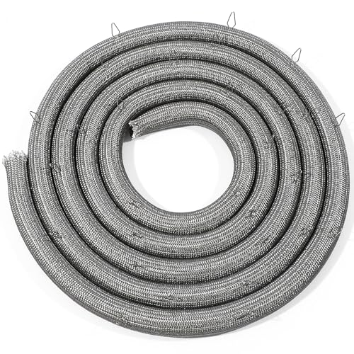 Upgraded 00491569 Range Oven Door Seal Gasket (29 Mounting Clips) Compatible with Bosch Thermador etc Ovens, Replaceable 1052639 AP3689443 PS8722513 EAP8722513 etc Model, 1-Year Warranty, OEM