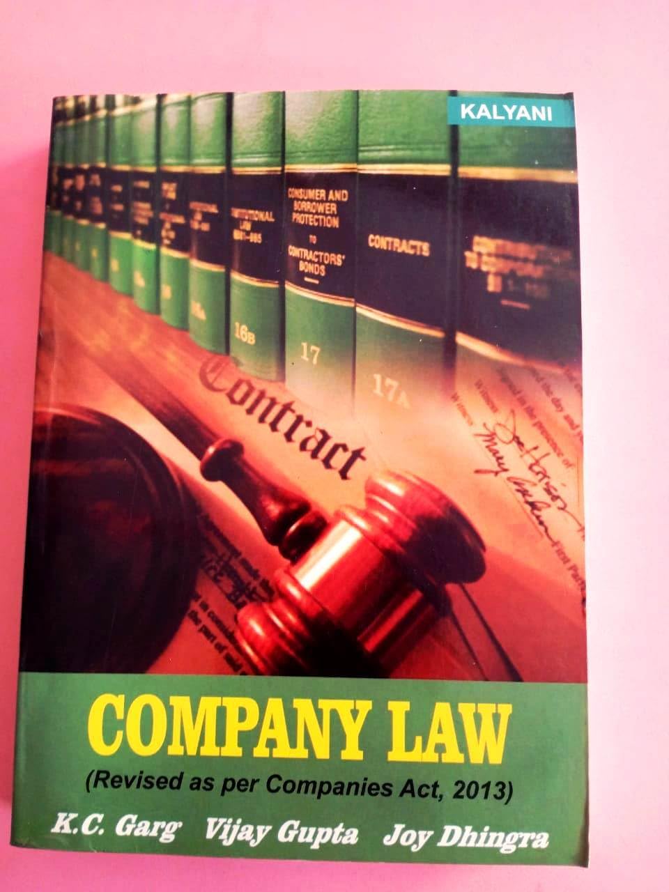 Company Law B.Com 4th Sem. Dibrugarh Uni.