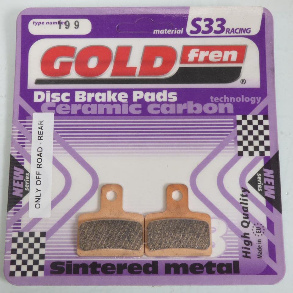 Plaquette de frein Gold Fren compatible Scorpa 250 SY-FR Long Ride 2010 ARD