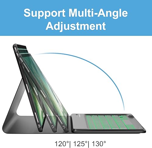 Miniatura 7 de SENGBIRCH Funda para iPad Pro 12.9 con teclado de 2 generación, para iPad Pro de 12.9 pulgadas - 2015 de 1 generación, 2017 de 2 generación, (modelo