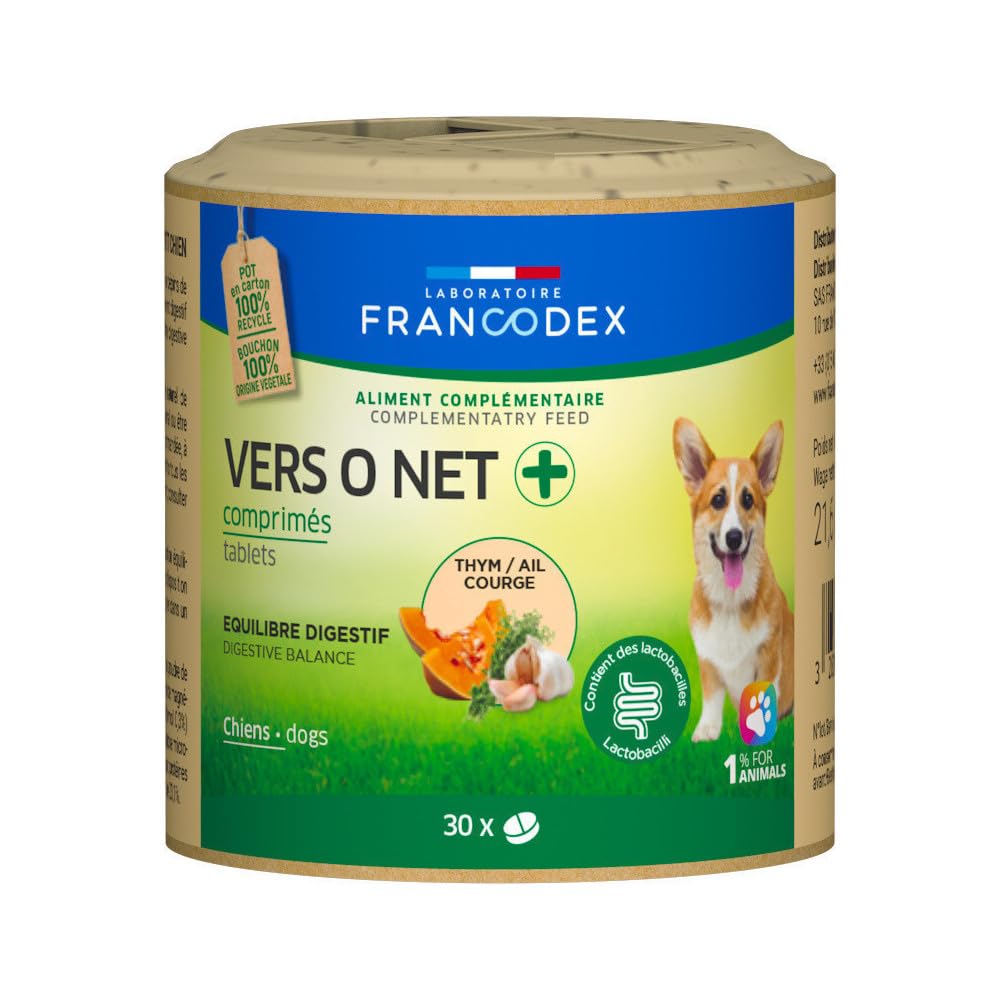 Francodex - Anti Parasite 30 comprimés pour Chiot et Petit Chien