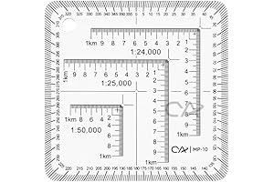 CYA Military Corner Ruler for Map Navigation